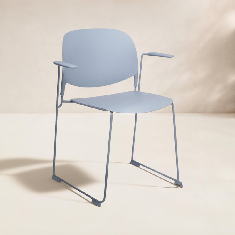 Fauteuil de salle à manger Calvin, Bleu clair