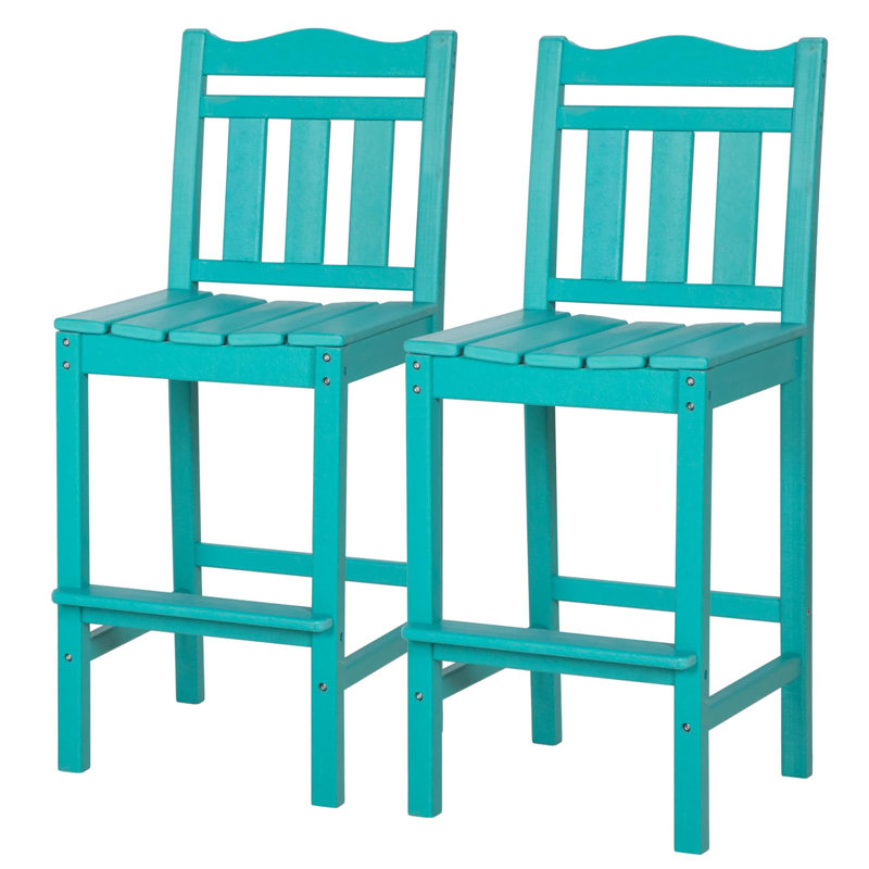 Ensemble de 2 tabourets de bar d'extérieur, Aruba