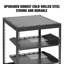 58.4cm W Steel Storage Rack with Wheels