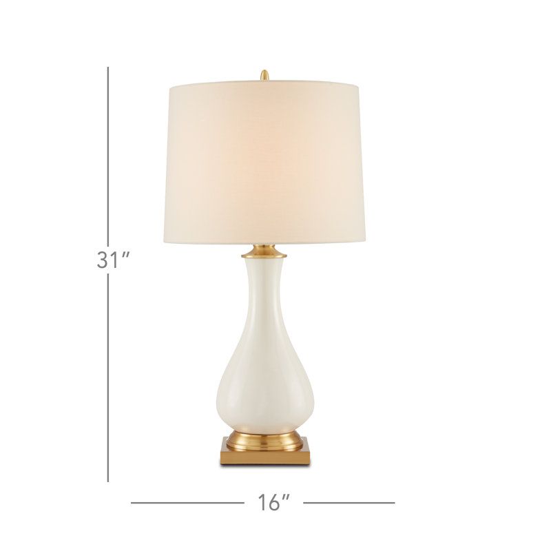 Lynton Table Lamp, Cream