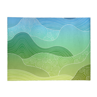 Chenille Abstract Indoor Rug