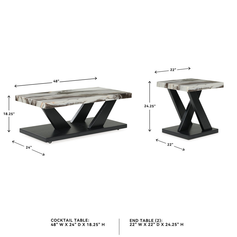 Hatzman Table (Set Of 3)