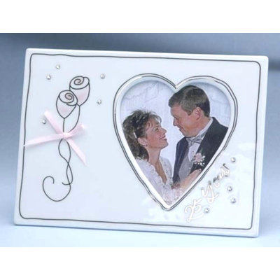 Berkey White Ceramic Single Picture Frame