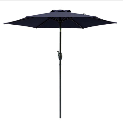 Parasol de qualité supérieure avec manivelle et protection contre les rayons UV