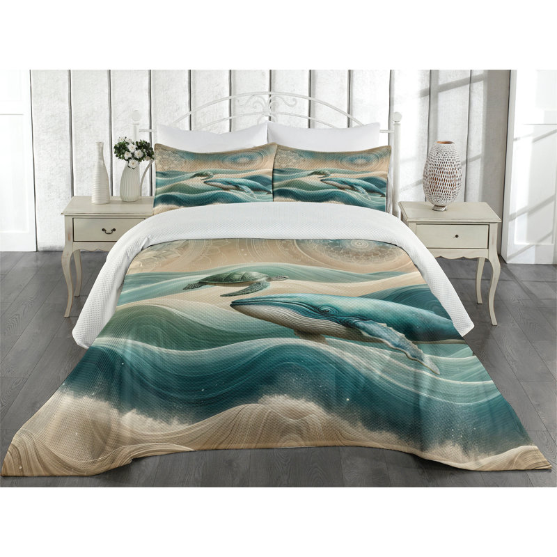 Polyester Coverlet, Queen Coverlet + 2 Standard Shams
