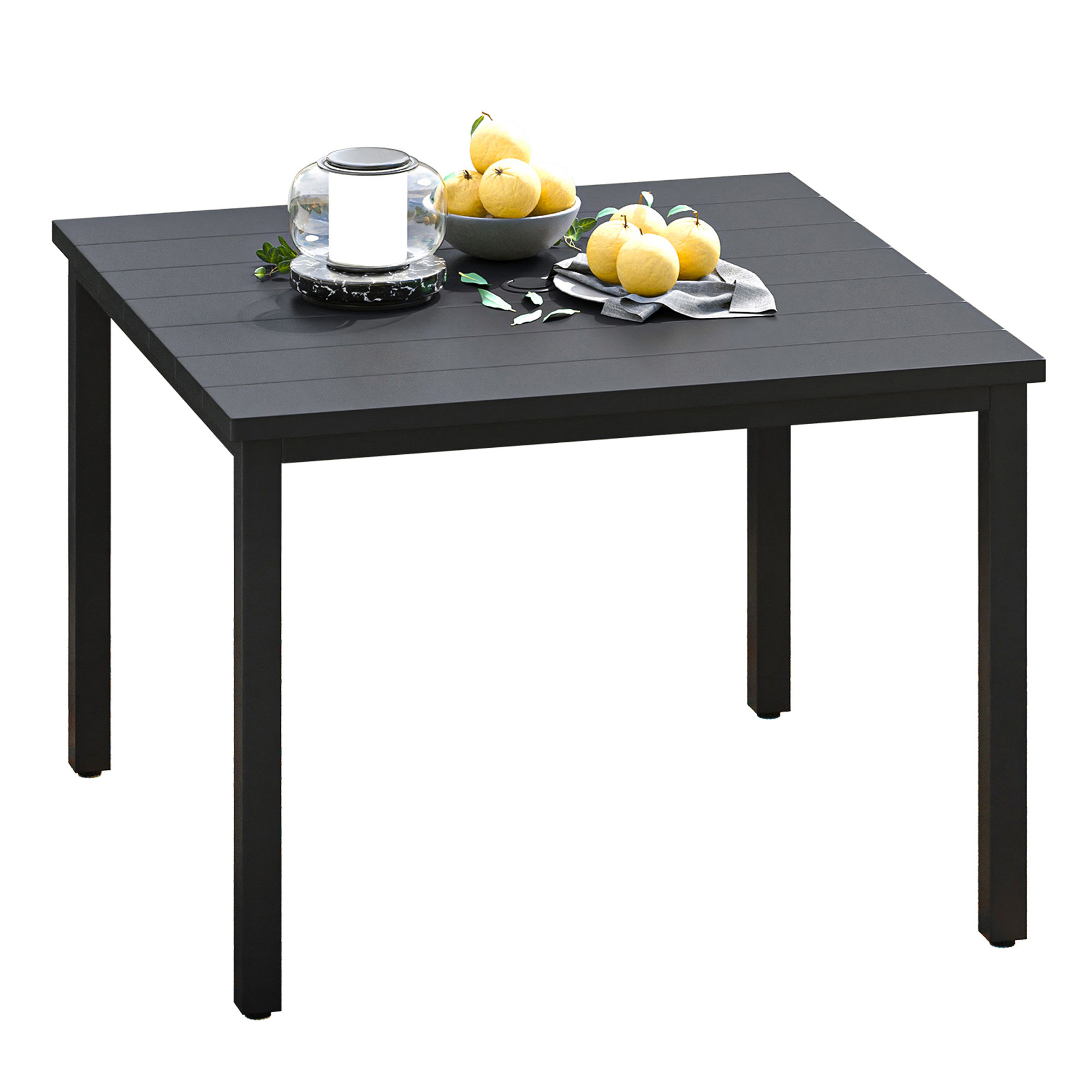 17 Stories Vallery 40'' L x 40'' W Outdoor Table Wayfair