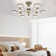 49.2" LED Ceiling Fan with Light and Remote with Starry Sky