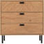 Nathainel 80 cm W Chest of 3 Drawers