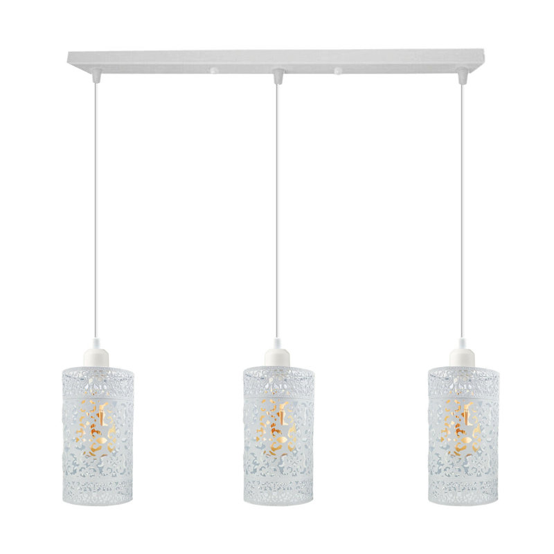 Concho 3 - Light Kitchen Island Pendant, White