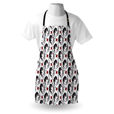 No Pattern Bib Apron