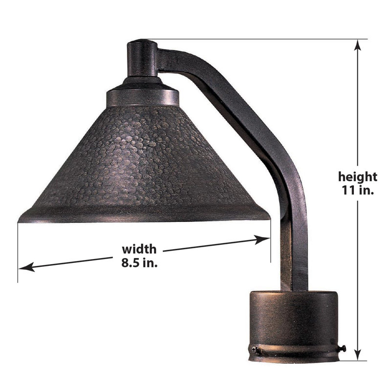 Tête de lanterne d'extérieur 1 lumière Linley