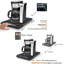 Plateau roulant pour appareils électroménagers, tiroir coulissant pour cafetière, plateau coulissant pour café, plateau coulissant pour cafetière