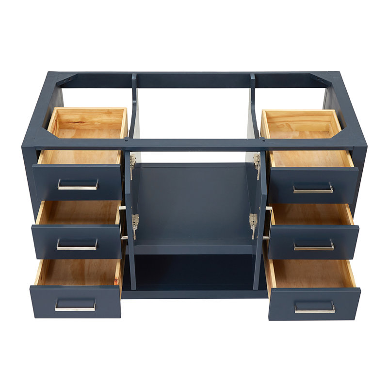 48'' W Single Bathroom Vanity Base, Midnight Blue