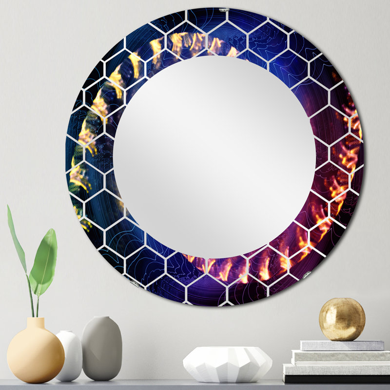Miroir mural Spiral, 24 po x 24 po