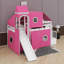 Lit mezzanine simple avec tente et tour-340305662-340305651