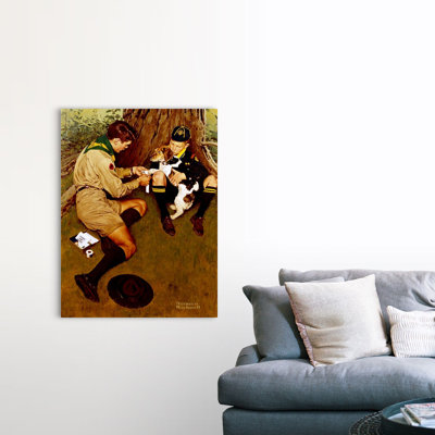 «Friend In Need», art mural sur toile