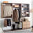 Devi Oak Wall Mounted Wood Closet System