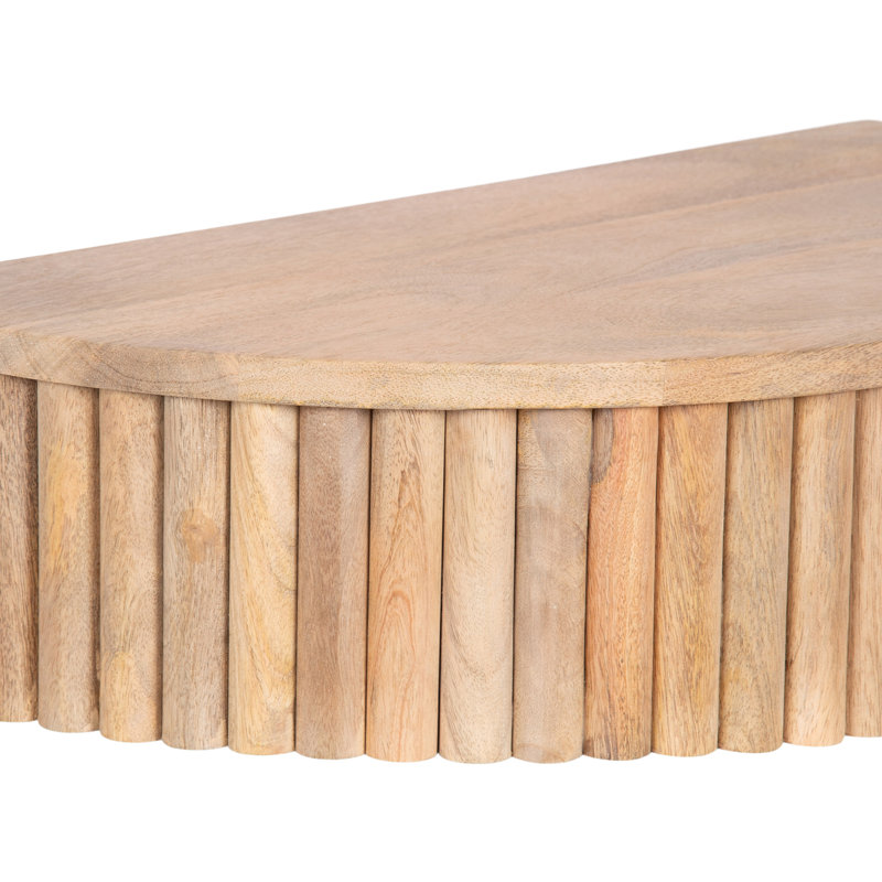 Wooden Floating Side Table with Drawer