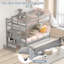 Lit superposé simple au-dessus de simple avec lit gigogne Edele par Harriet Bee-678299439