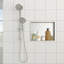Niche de douche en acier inoxydable 19 po x 15 po, nickel brossé-1598554025-1598554029