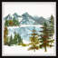 Frozen Lake - Single Picture Frame Painting-1368303352