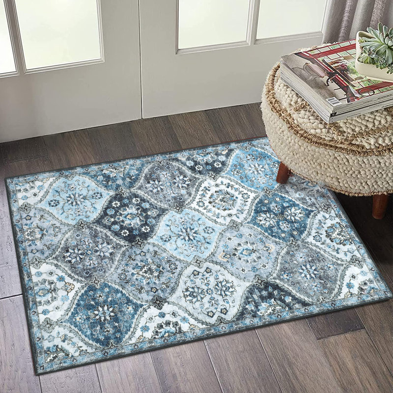 Sharmel Washable Indoor Rug, Rectangle 2' x 3'
