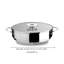 NATURALMENTE Oval Stainless Steel (18/10) Casserole