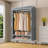  VIPEK R3C 36.6" Rolling Clothes Rack with Cover, Heavy Duty White Clothing Rack-88605791