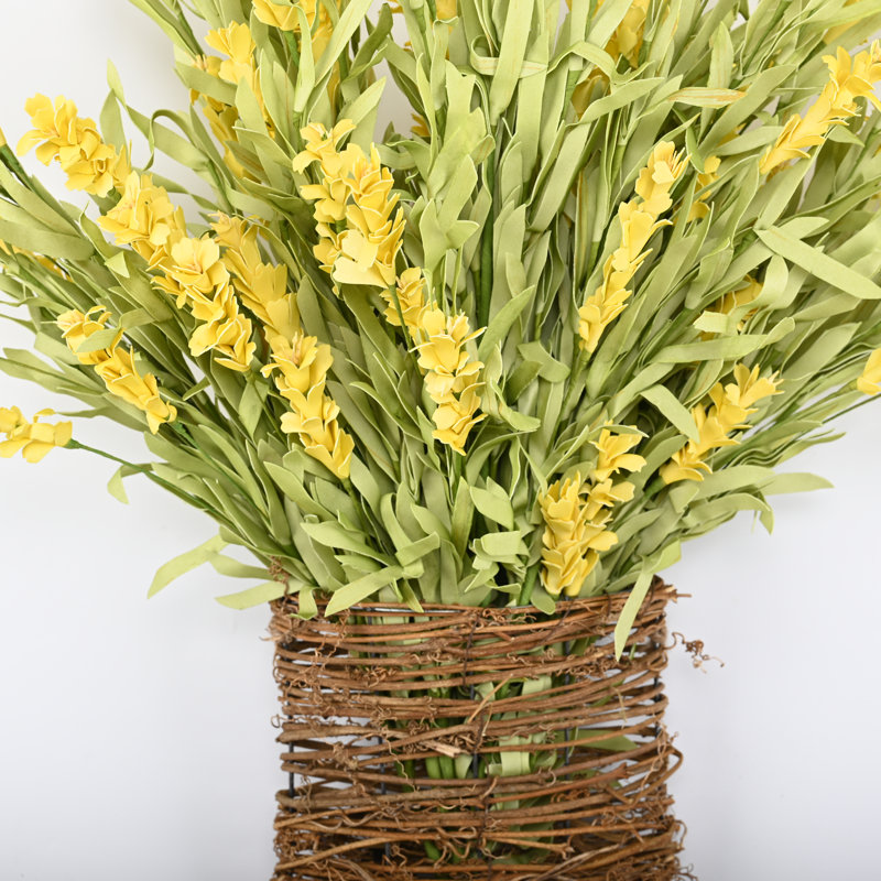 Blossoms Cluster Wall Door Hanging Basket Floral Arrangement