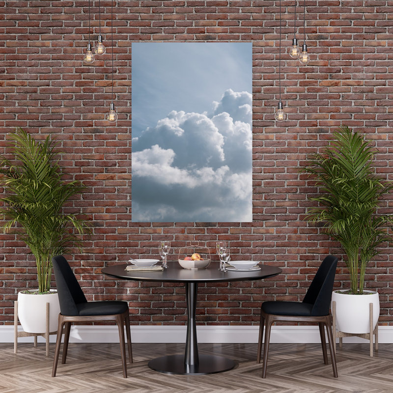 Serene Cloudscape Dreamy Peaceful Serene Nature Summer Wall Art Print 1 Piece Wrapped Canvas Wall Art, 152.4cm H x 101.6cm W