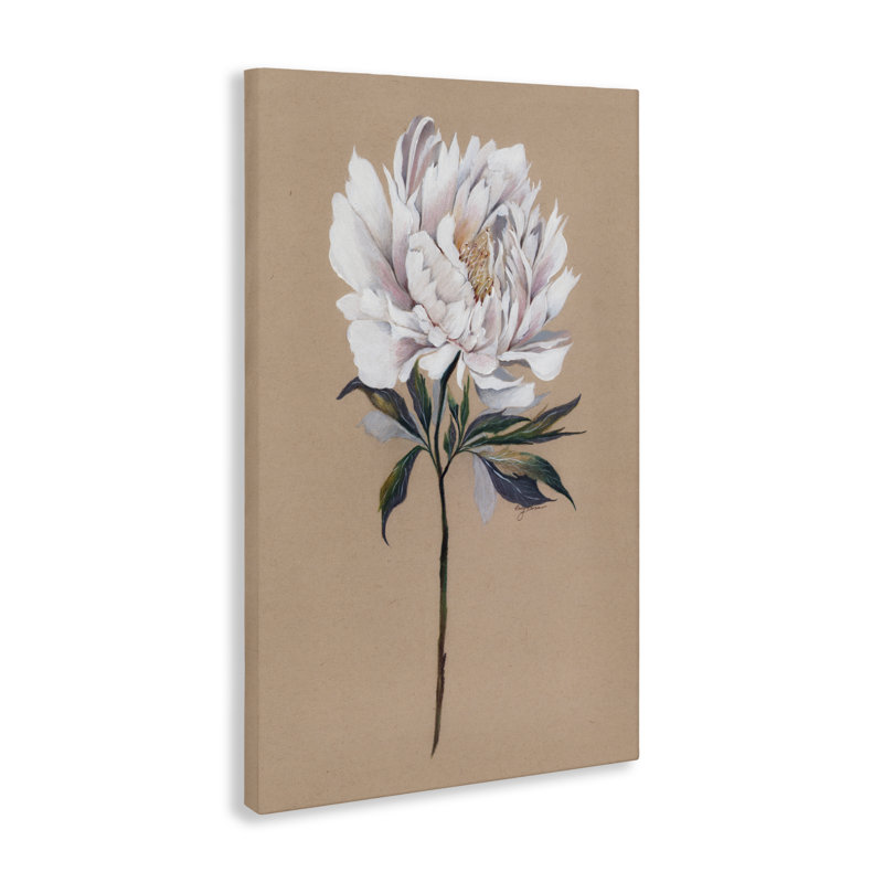 Toile de branche de fleur, design par Cady, H 24 po x l 16 po