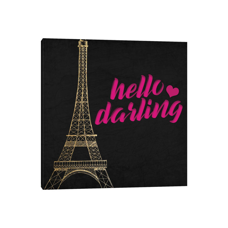 Paris Rose II by Kimberly Allen - Wrapped Canvas Print, 45.72 cm H x 45.72 cm W x 3.175 cm D