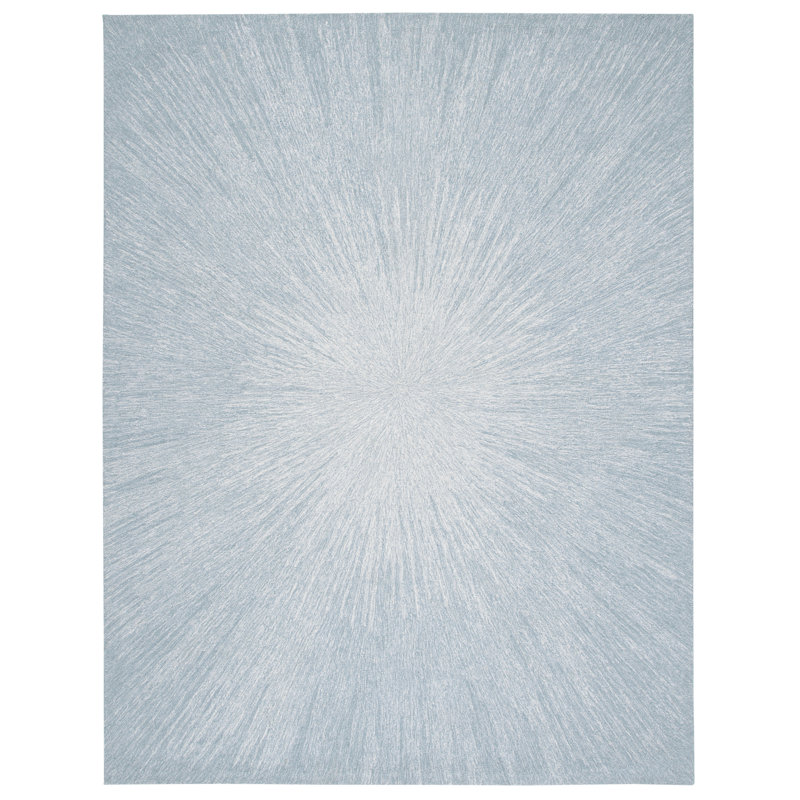 Balakrishna Micro-Loop Hand Tufted Wool And Cotton With Latex Abstract Rug, Rectangle 9' x 12'