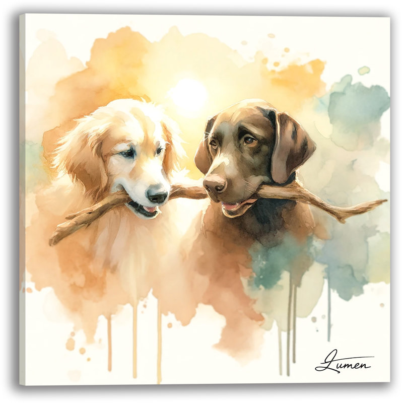" Shared Moments " Print, 12" H x 12" W x 1" D