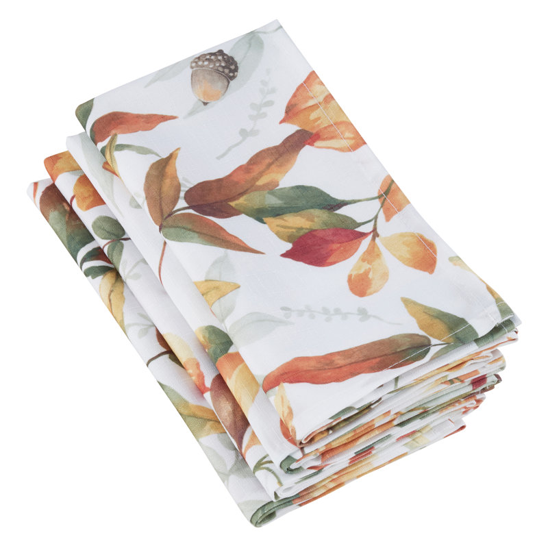Leesburg Polyester Floral Square Napkin