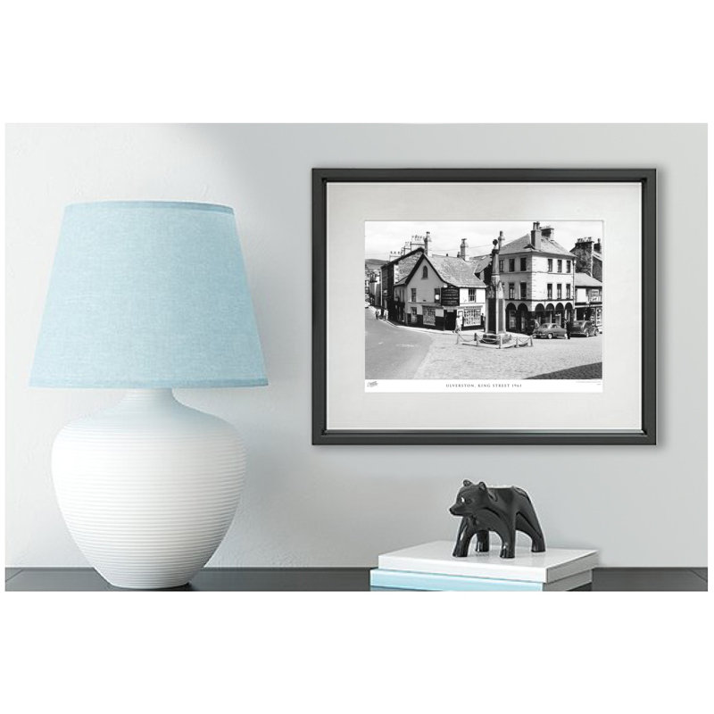 Ulverston, King Street 1961 - Single Picture Frame Print, 28cm H x 36cm W x 2.3cm D