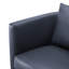 Fauteuil demi-tonneau pivotant en similicuir-764420388