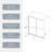 Bypass Shower Door, Sliding Door, With 1/4" Tempered Glass 50-54"X70"-114019035