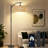 73" Arched/Arc Rattan Floor Lamp With Touch Slider Switch And Remote Control-909807886