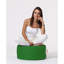 Kaamilah 55Cm Wide Round Pouffe Ottoman-702854329