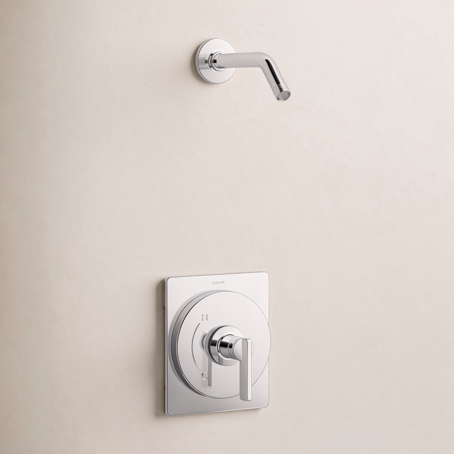 Castia Rite-Temp Shower Valve Trim, Polished Chrome