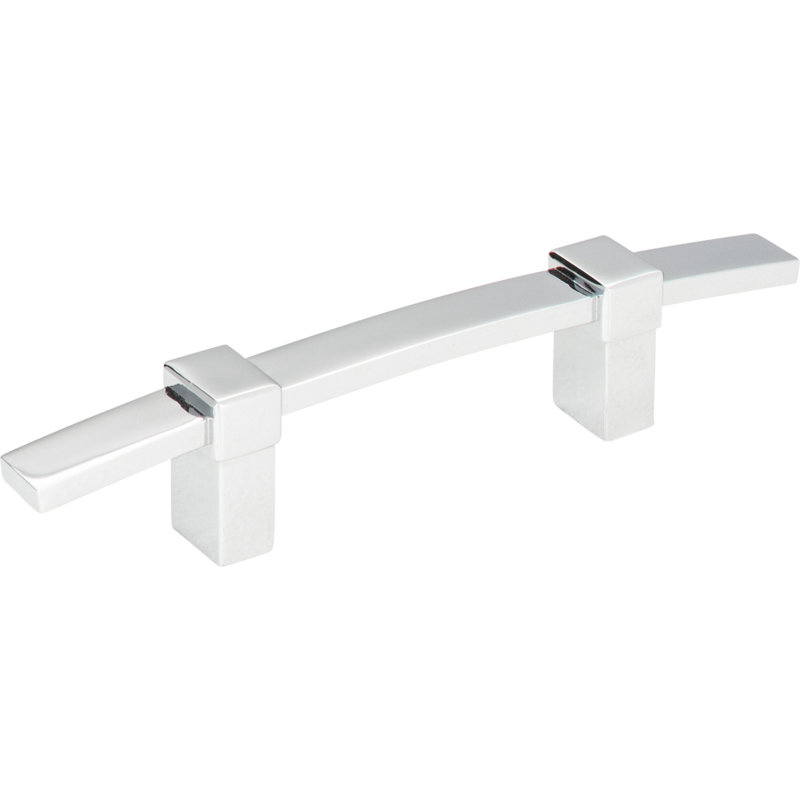 Buckle Up Bar Pull, 3", Polished Chrome