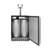 Kegco 24" Wide Dual Tap Stainless Steel Built-In Right Hinge Kegerator with Kit