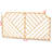 Braithe Queen-Size Wall-Mounted Rattan Headboard in Natural Brown, 32.53" H X 63.53" W X 1.8" D