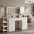 Modern Elegant Vanity Table With Adjustable Lighting