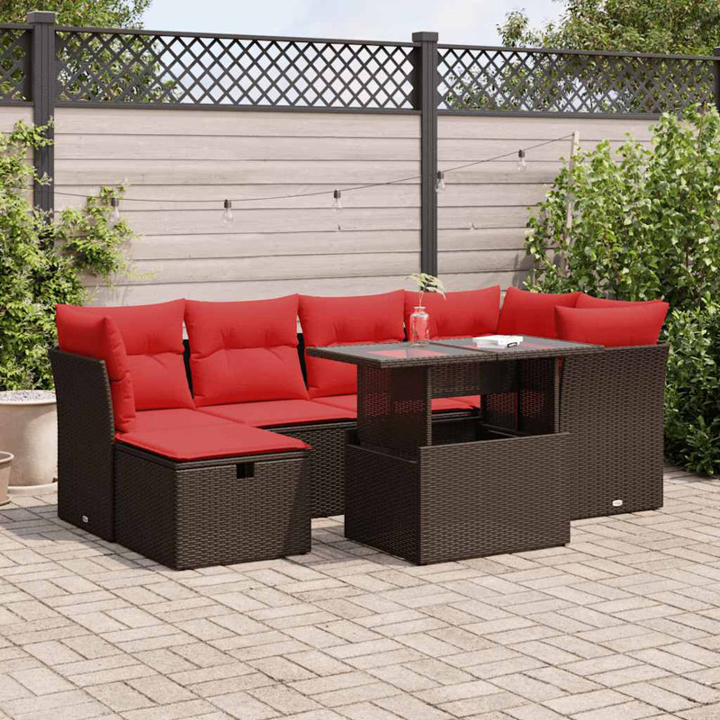 55cm Wide Patio Sofa with Cushions