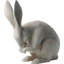 Lapin Lunaire III Figurine
