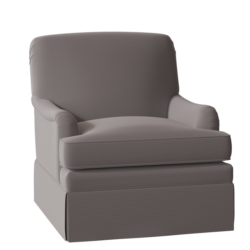 Stratford Slipcovered Armchair, Gray