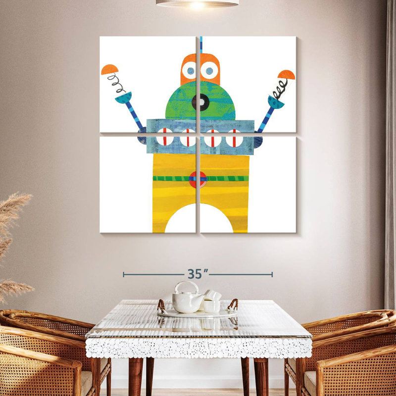Ashelle Robot Party III, H 45 po x l 45 po