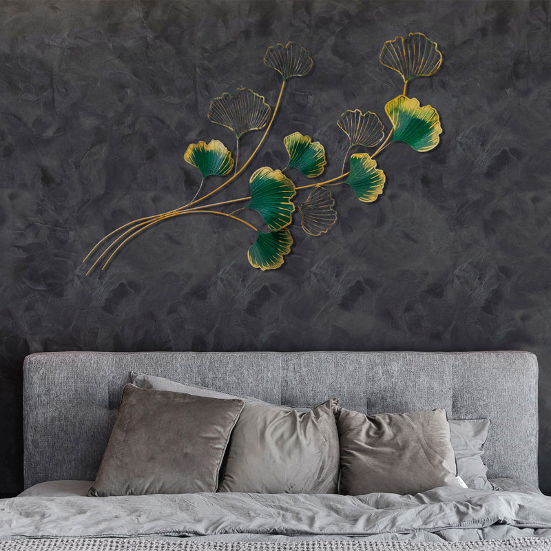 Yiwu Glam Plants & Flowers Wall Decor on Metal
